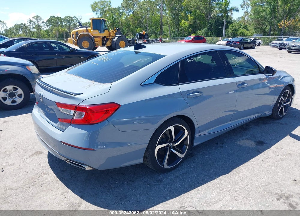 2021 HONDA ACCORD SPORT VIN: 1HGCV1F36MA107593
