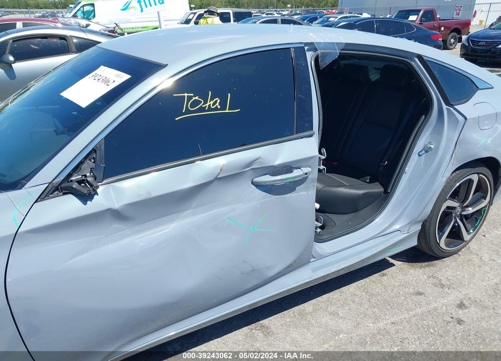 2021 HONDA ACCORD SPORT VIN: 1HGCV1F36MA107593