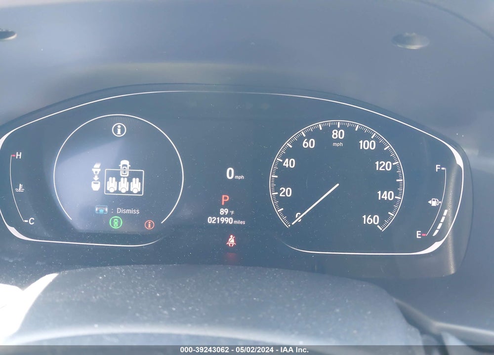 2021 HONDA ACCORD SPORT VIN: 1HGCV1F36MA107593