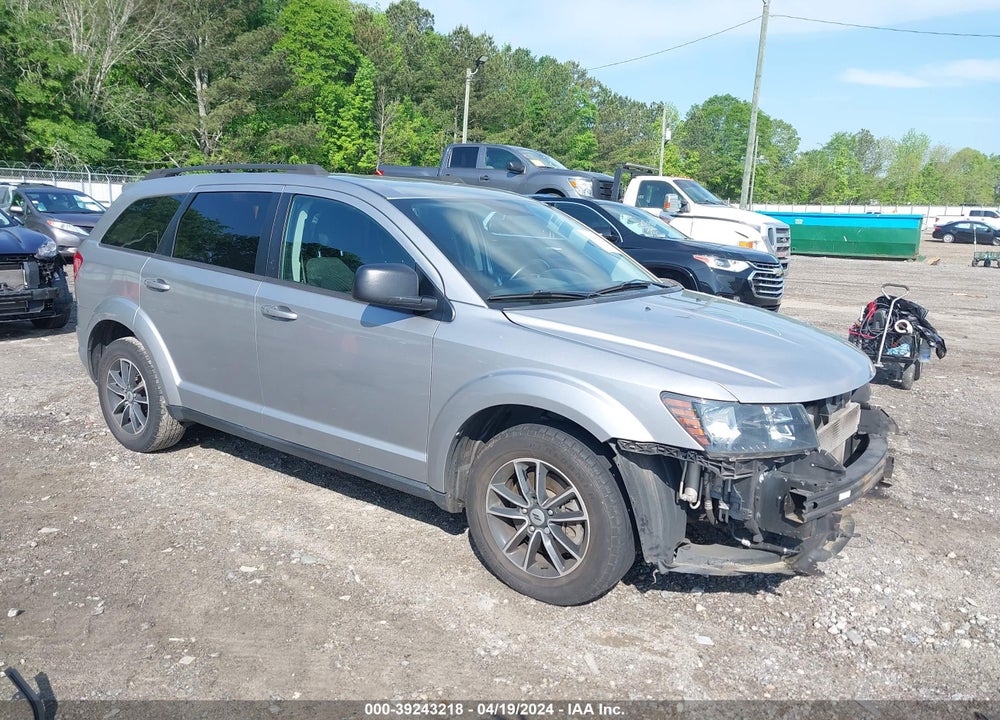 2018 DODGE JOURNEY SE VIN: 3C4PDCAB3JT242712