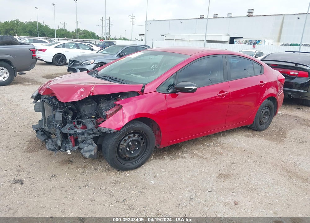 2015 KIA FORTE LX VIN: KNAFX4A67F5430259