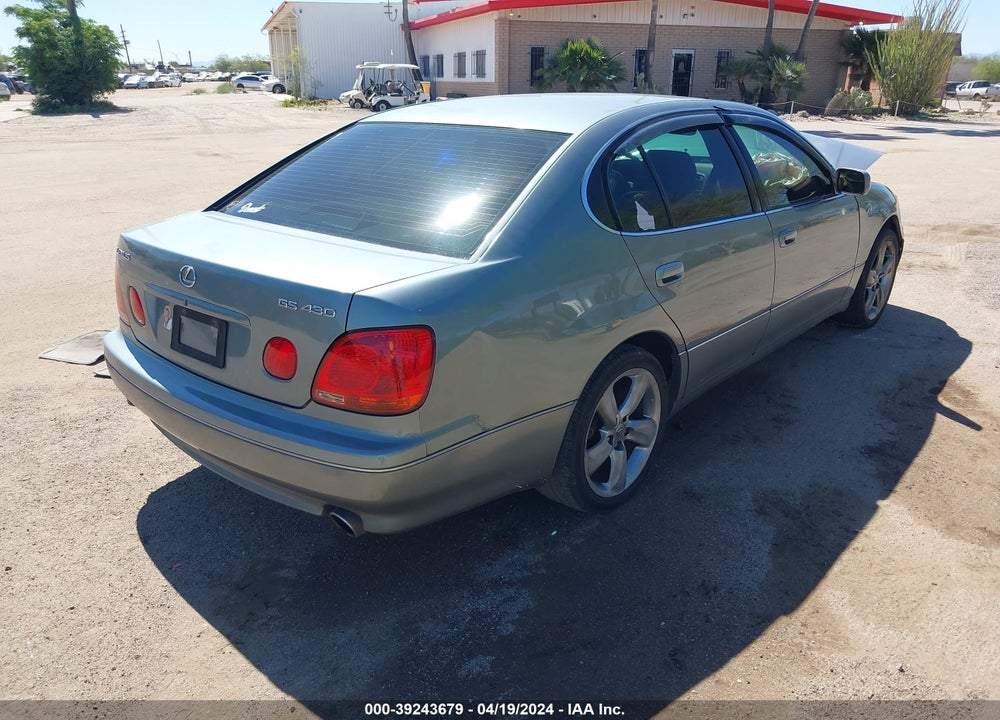 2001 LEXUS GS 430 VIN: JT8BL69S210005241