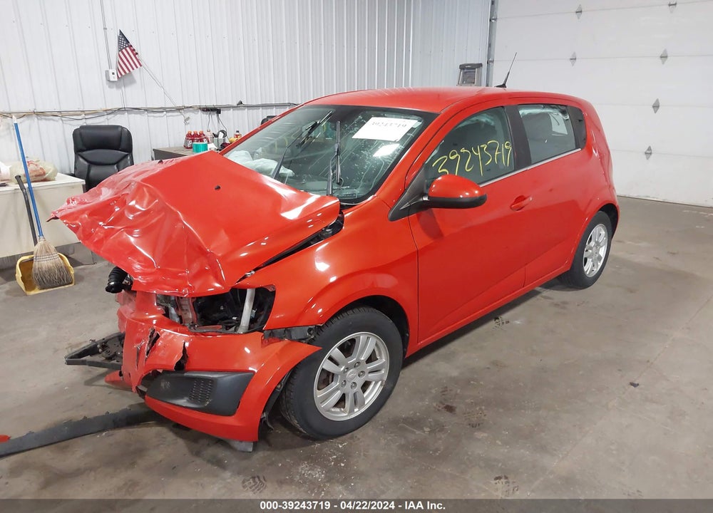 2013 CHEVROLET SONIC LT AUTO VIN: 1G1JC6SB6D4130501