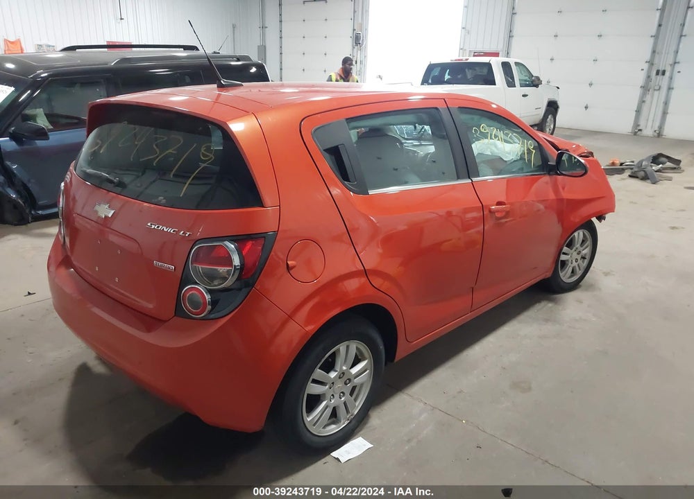 2013 CHEVROLET SONIC LT AUTO VIN: 1G1JC6SB6D4130501