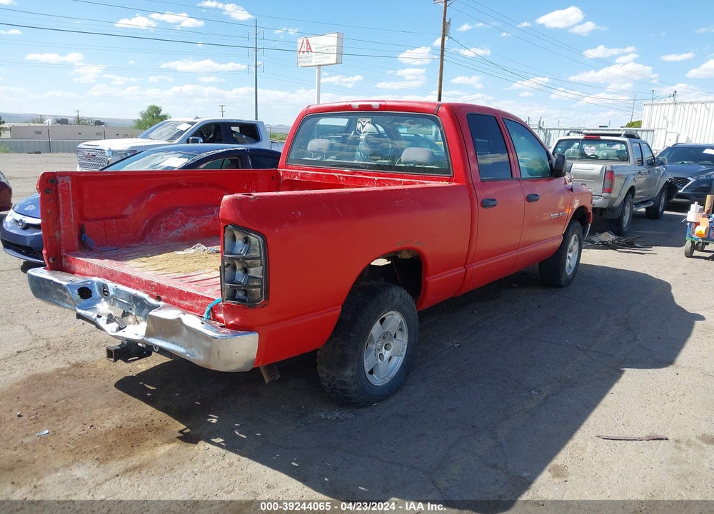 2005 DODGE RAM 1500 SLT/LARAMIE VIN: 1D7HU18NX5S211527