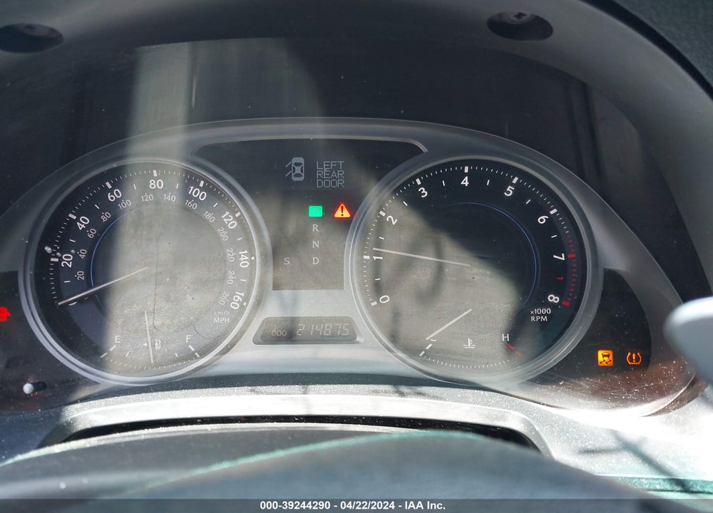 2010 LEXUS IS 250 VIN: JTHBF5C27A5124738