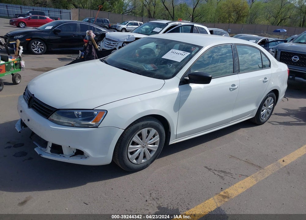 2014 VOLKSWAGEN JETTA 2.0L S VIN: 3VW2K7AJ6EM436484