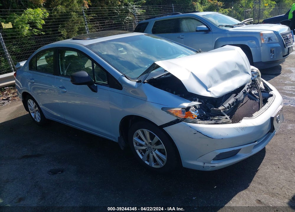 2012 HONDA CIVIC EX VIN: 19XFB2F88CE315993