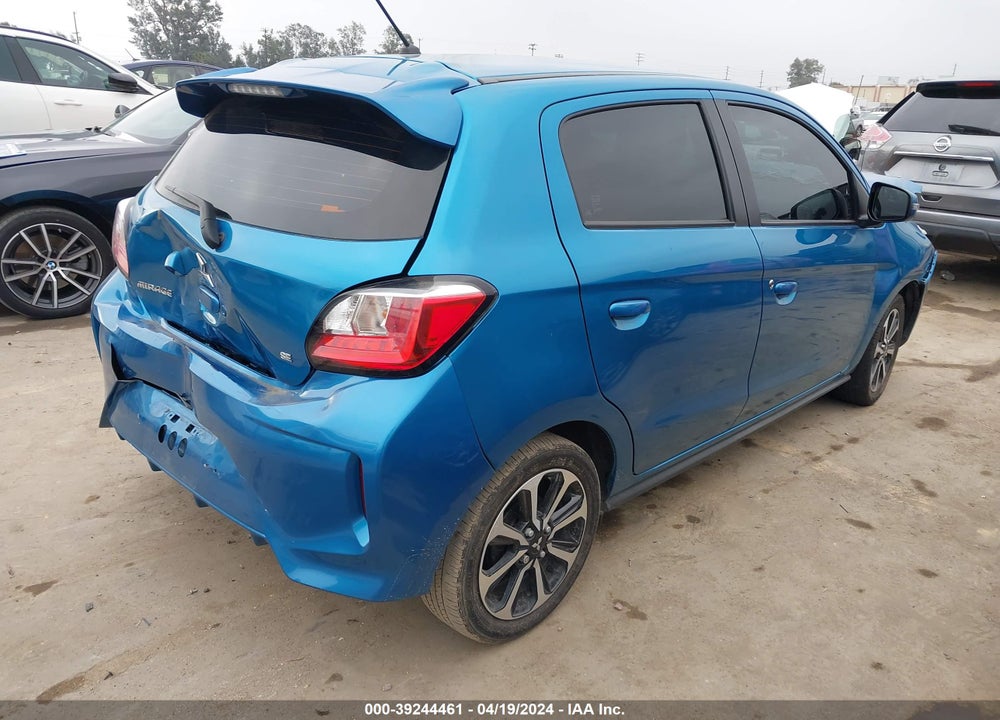 2023 MITSUBISHI MIRAGE BLACK EDITION/RALLIART/SE VIN: ML32AWHJ8PH003670