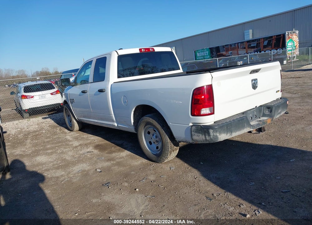 2019 RAM 1500 CLASSIC TRADESMAN QUAD CAB 4X2 6'4 BOX VIN: 1C6RR6FG9KS609140