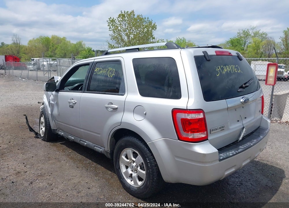2011 FORD ESCAPE LIMITED VIN: 1FMCU9EG6BKC09645