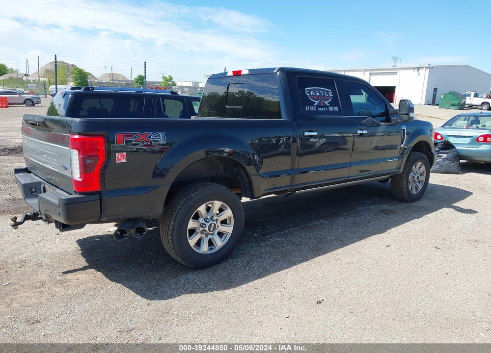 2017 FORD F-250 PLATINUM VIN: 1FT7W2BT0HEE63240