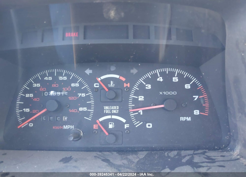 1995 GEO TRACKER VIN: 2CNBJ1863S6905083