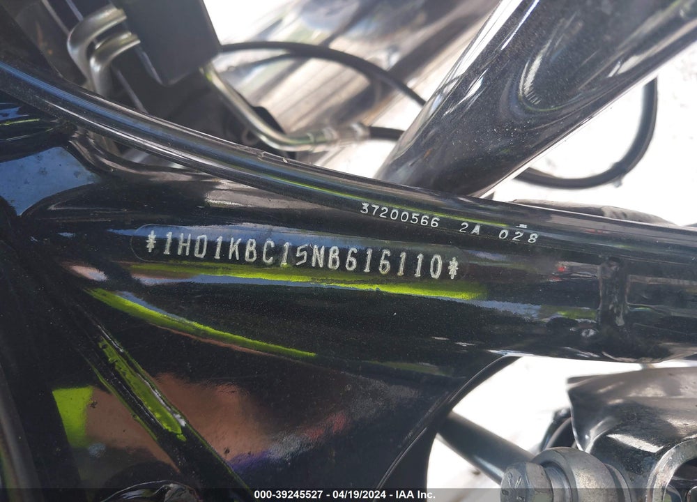 2022 HARLEY-DAVIDSON FLHX VIN: 1HD1KBC15NB616110