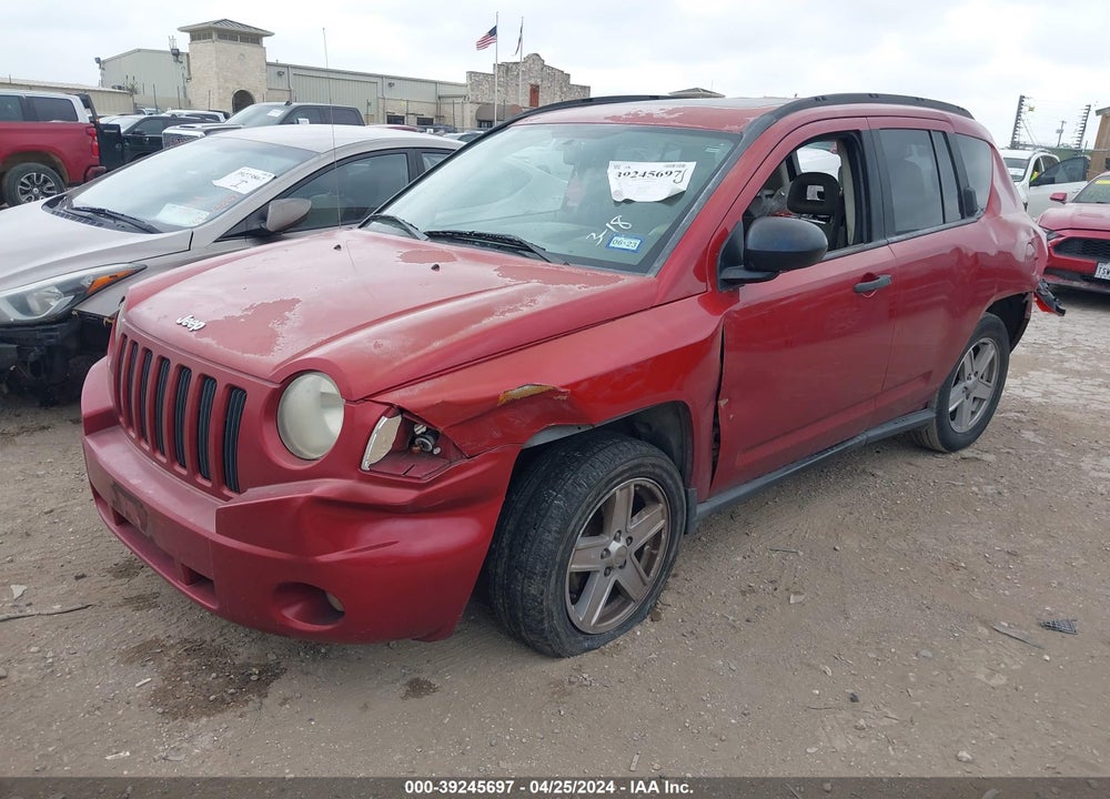 2007 JEEP COMPASS SPORT VIN: 1J8FT47W97D359782