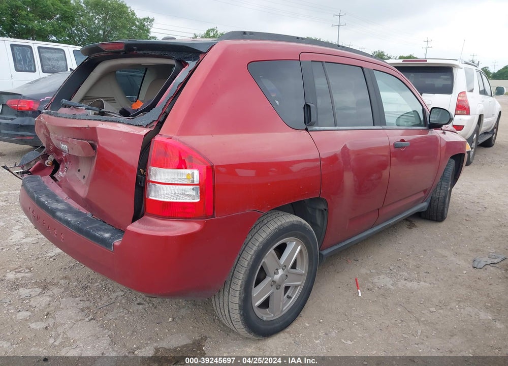 2007 JEEP COMPASS SPORT VIN: 1J8FT47W97D359782