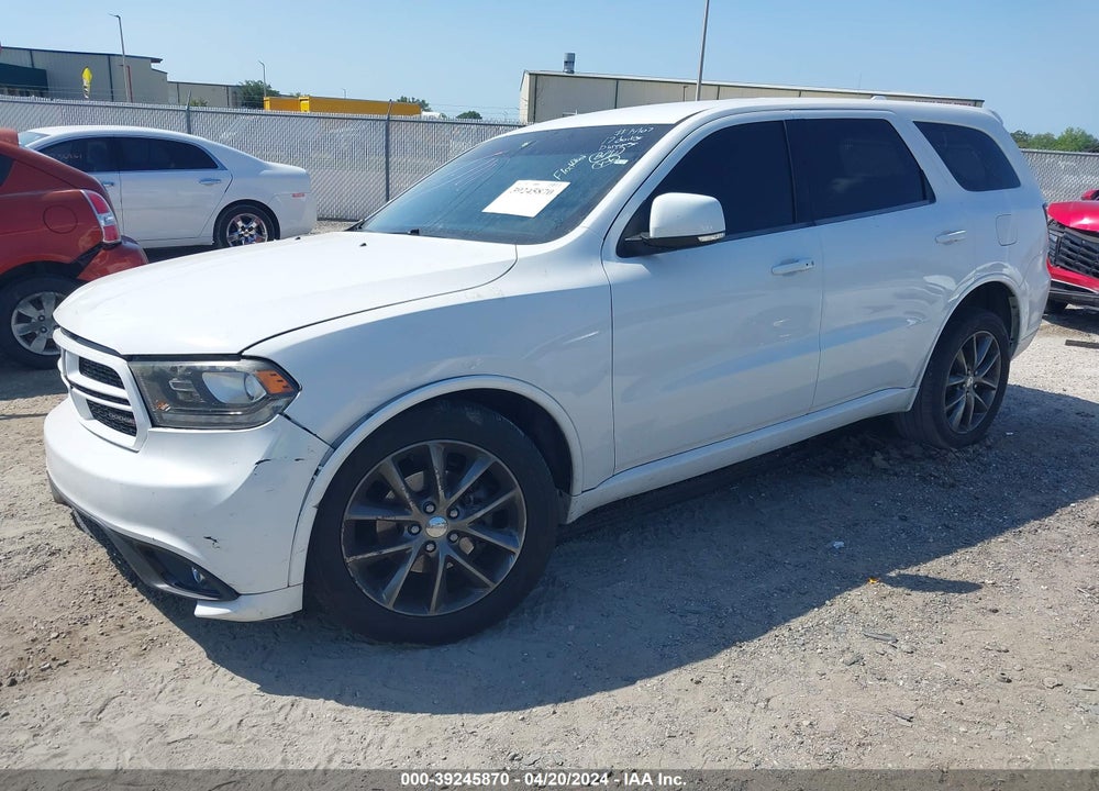 2017 DODGE DURANGO GT RWD VIN: 1C4RDHDG4HC796635