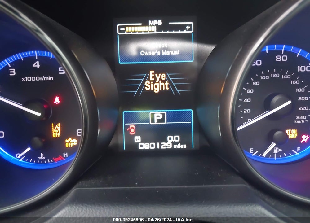 2015 SUBARU OUTBACK 2.5I LIMITED VIN: 4S4BSBNC1F3351147