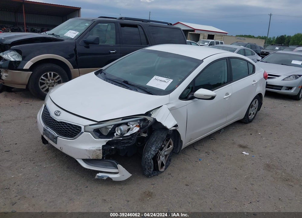 2015 KIA FORTE LX VIN: KNAFX4A61F5324695