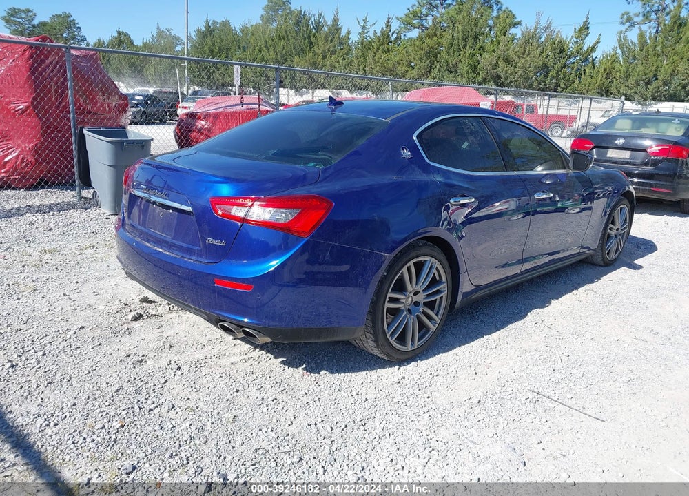 2017 MASERATI GHIBLI VIN: ZAM57XSL5H1196424