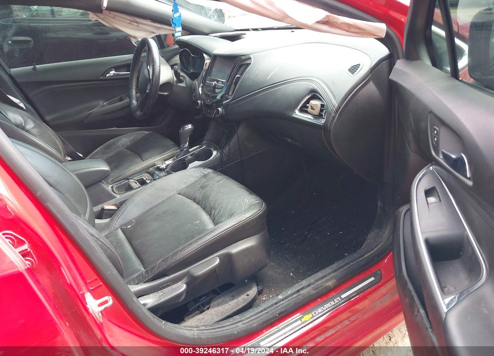 2017 CHEVROLET CRUZE PREMIER AUTO VIN: 3G1BF6SMXHS593454