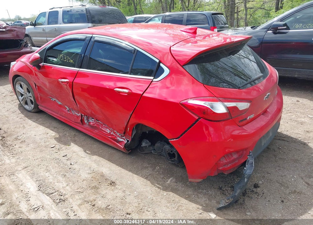 2017 CHEVROLET CRUZE PREMIER AUTO VIN: 3G1BF6SMXHS593454