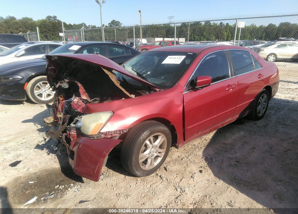 2007 HONDA ACCORD 2.4 EX VIN: 1HGCM56777A219207