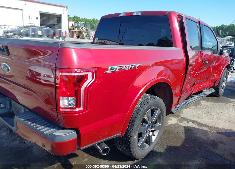 2016 FORD F-150 XLT VIN: 1FTEW1CP5GKD77795