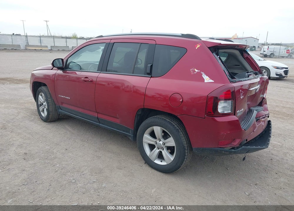 2015 JEEP COMPASS LATITUDE VIN: 1C4NJDEB9FD358039
