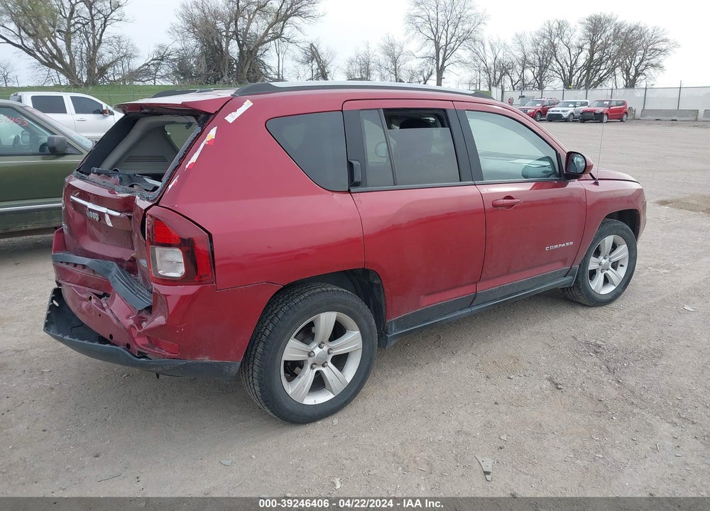 2015 JEEP COMPASS LATITUDE VIN: 1C4NJDEB9FD358039