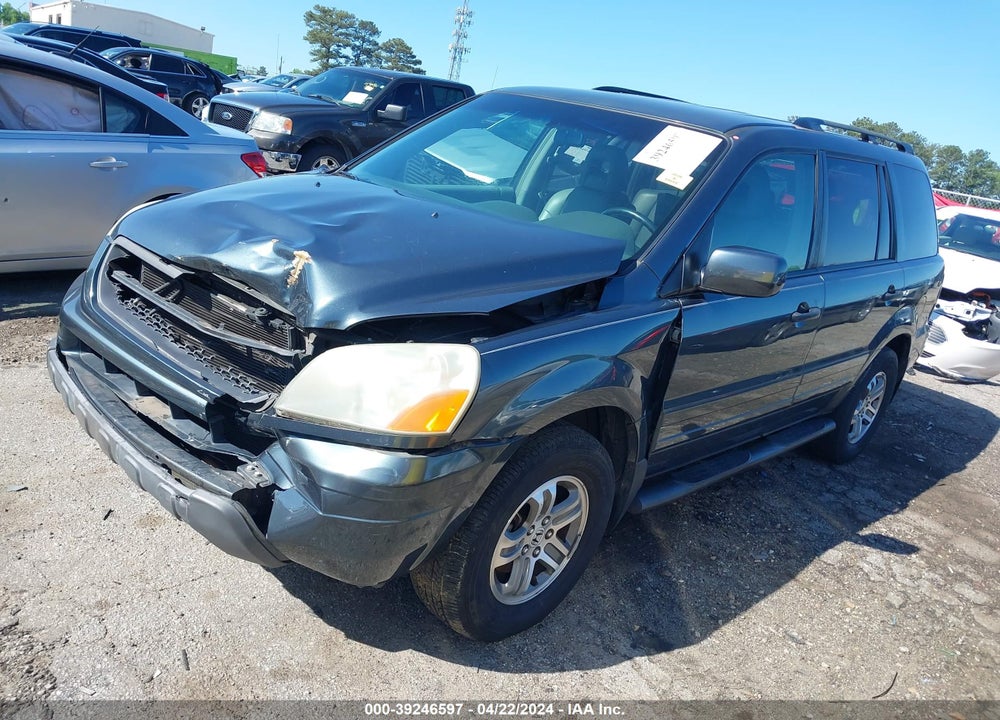 2004 HONDA PILOT EX-L VIN: 5FNYF18544B010223