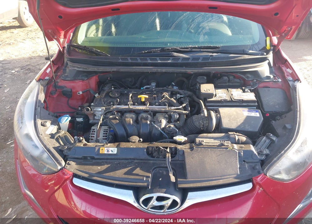 2016 HYUNDAI ELANTRA LIMITED VIN: KMHDH4AE8GU523096