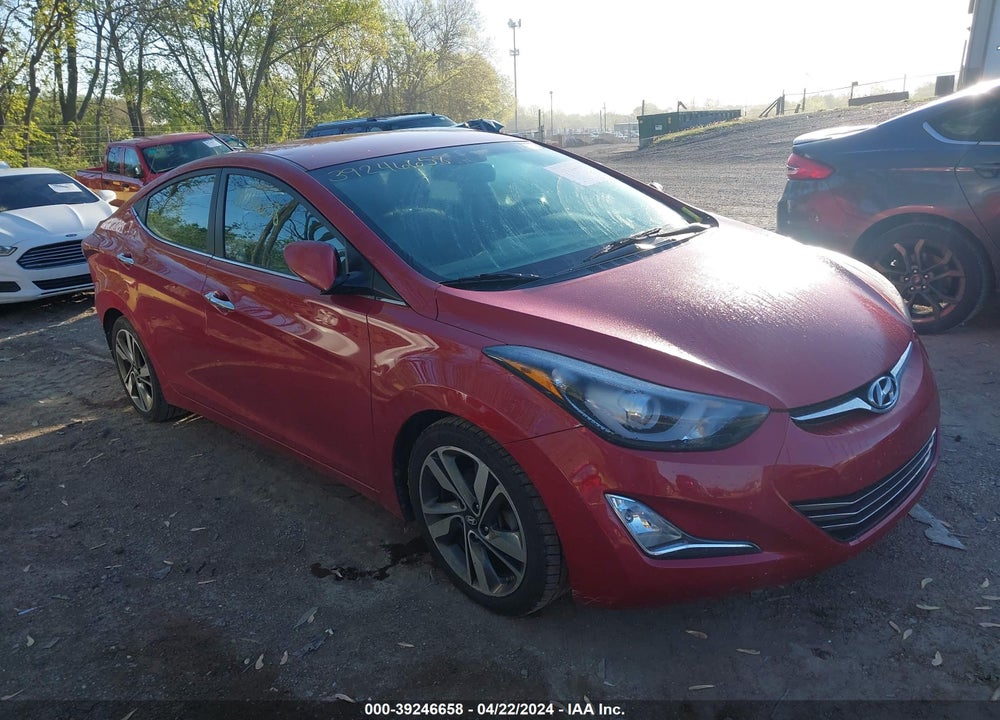 2016 HYUNDAI ELANTRA LIMITED VIN: KMHDH4AE8GU523096