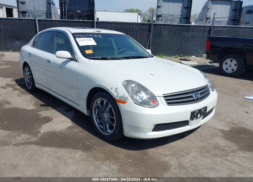 2005 INFINITI G35 VIN: JNKCV51E15M208537