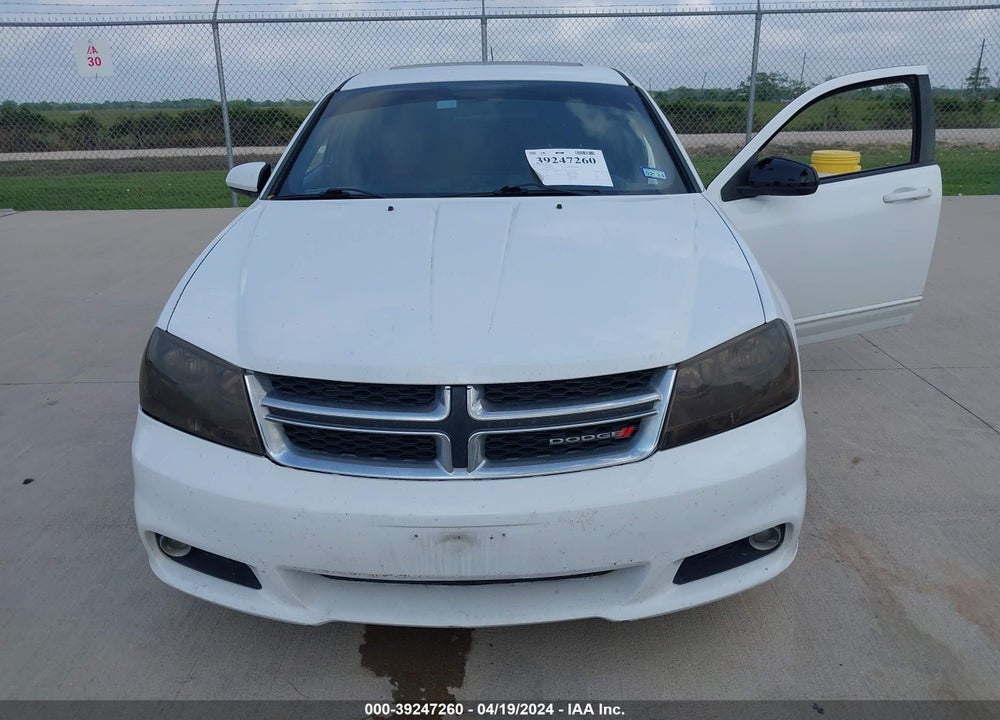 2012 AVENGER DODGE  SXT PLUS VIN: 1C3CDZEG8CN269564