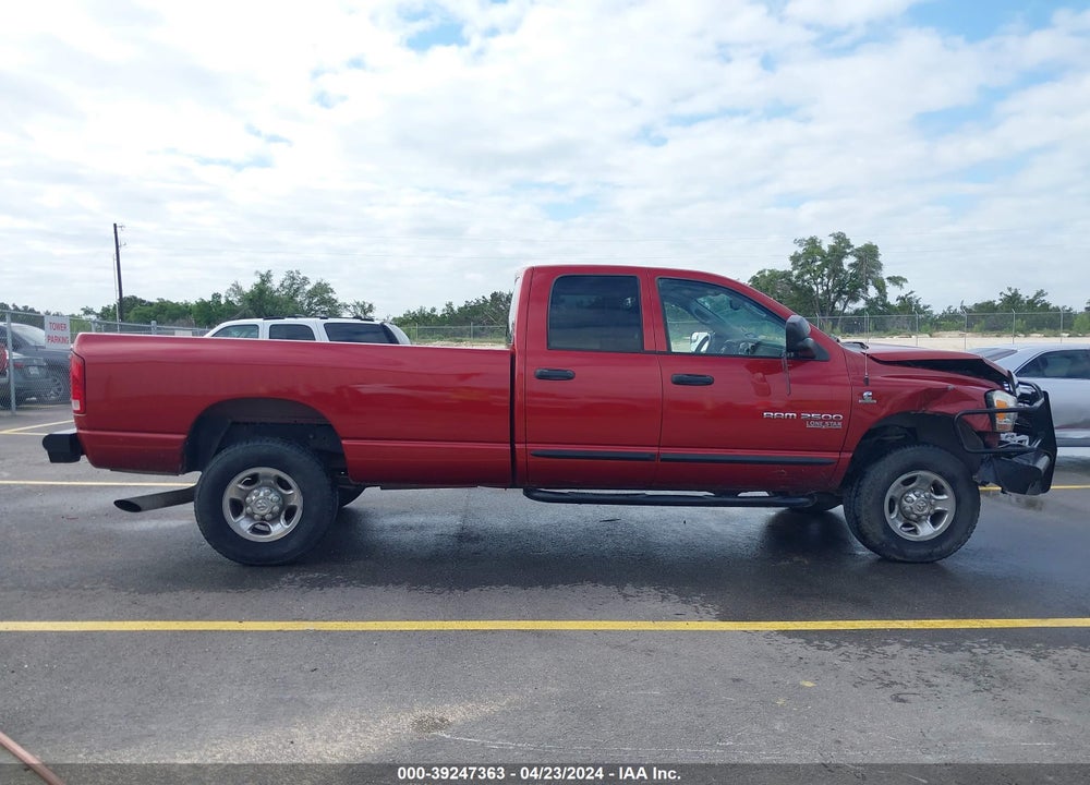 2006 DODGE RAM 2500 SLT/SPORT VIN: 3D7KS28C16G232694