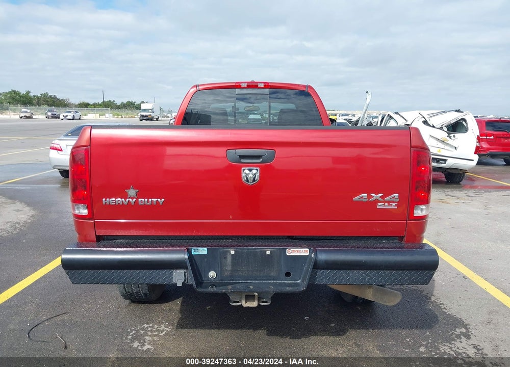 2006 DODGE RAM 2500 SLT/SPORT VIN: 3D7KS28C16G232694