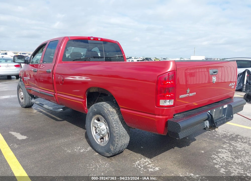 2006 DODGE RAM 2500 SLT/SPORT VIN: 3D7KS28C16G232694