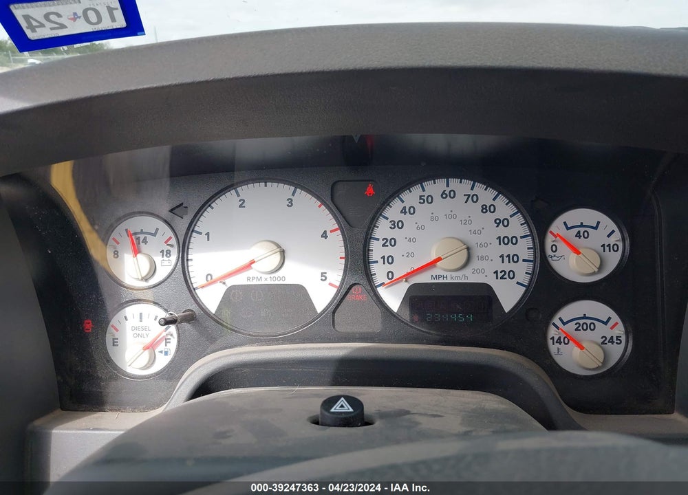 2006 DODGE RAM 2500 SLT/SPORT VIN: 3D7KS28C16G232694