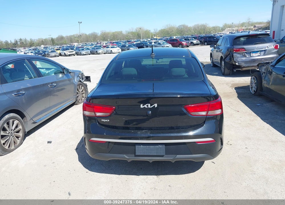 2022 KIA RIO S VIN: 3KPA24AD4NE473471