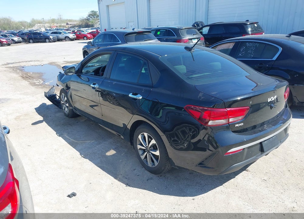 2022 KIA RIO S VIN: 3KPA24AD4NE473471