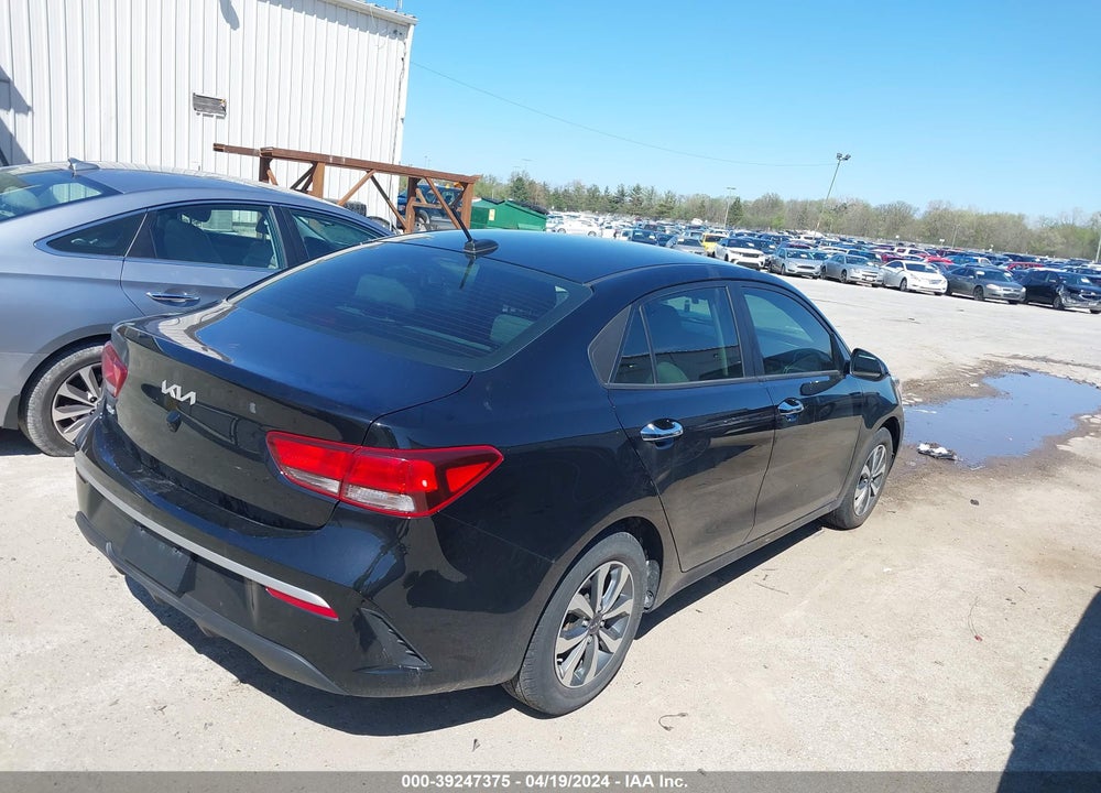 2022 KIA RIO S VIN: 3KPA24AD4NE473471