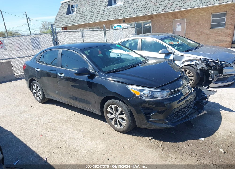 2022 KIA RIO S VIN: 3KPA24AD4NE473471