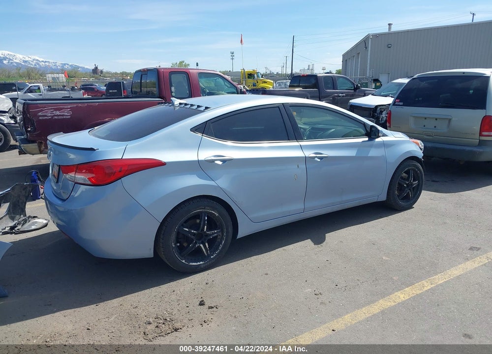 2011 HYUNDAI ELANTRA LIMITED (ULSAN PLANT) VIN: KMHDH4AE5BU094136