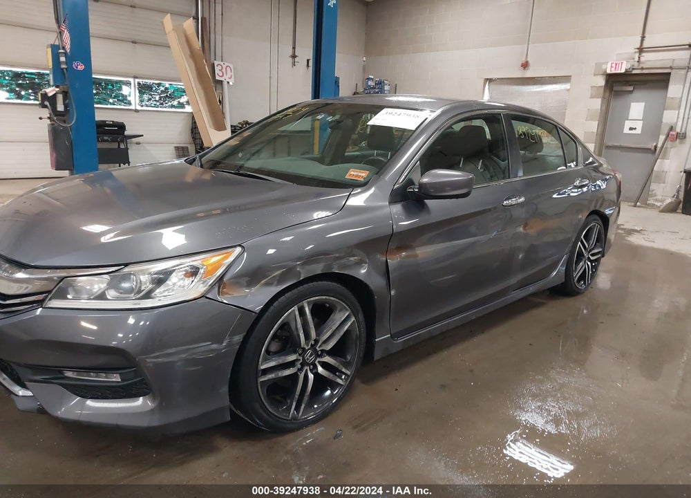 2017 HONDA ACCORD SPORT VIN: 1HGCR2F51HA092342