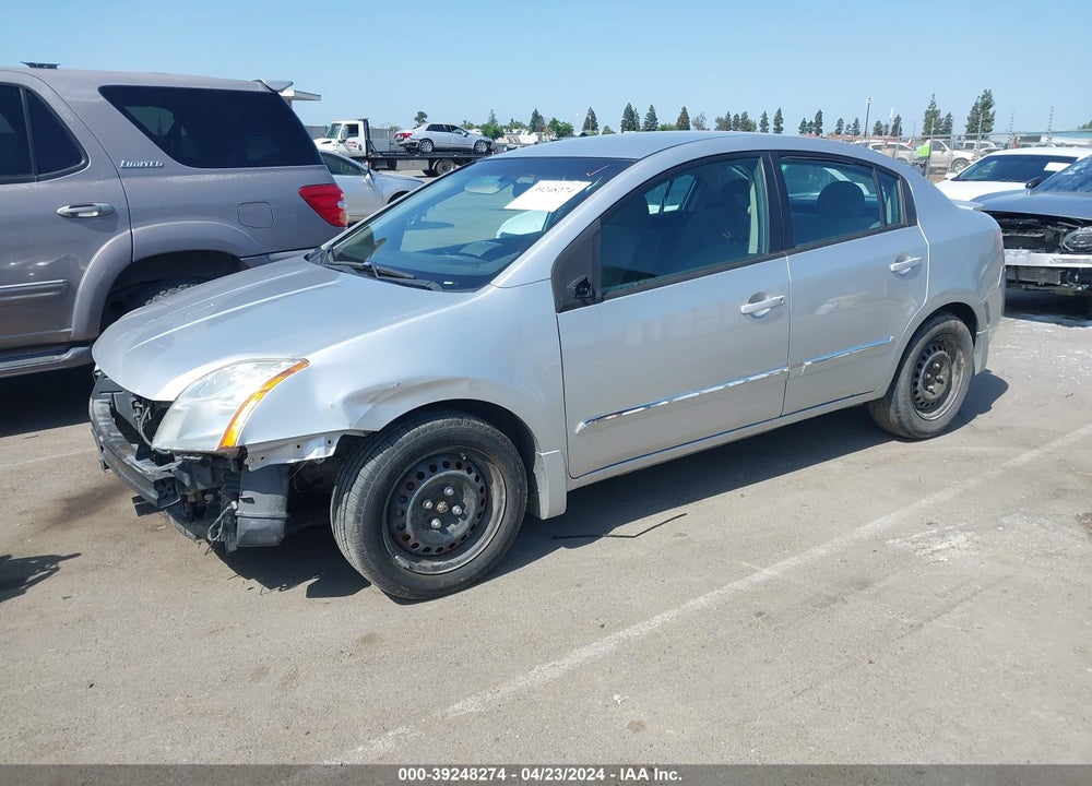 2012 NISSAN SENTRA 2.0 S VIN: 3N1AB6AP6CL681448