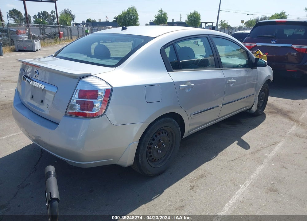2012 NISSAN SENTRA 2.0 S VIN: 3N1AB6AP6CL681448