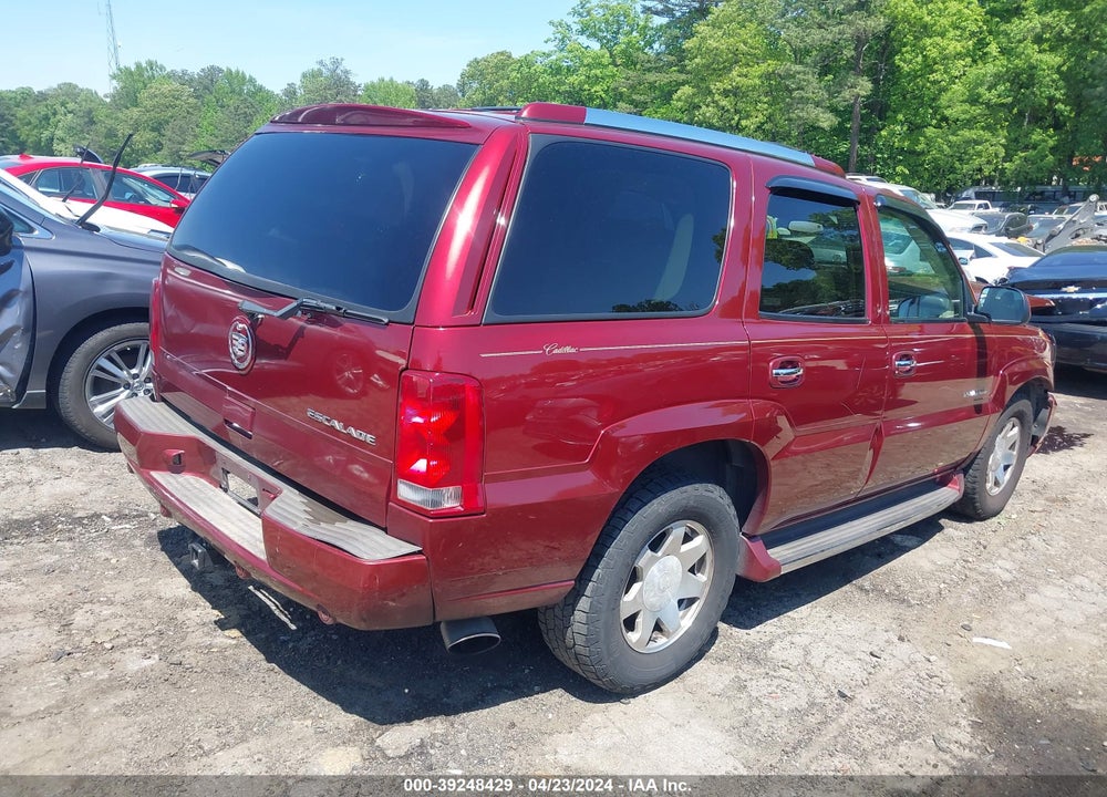 2002 CADILLAC ESCALADE STANDARD VIN: 1GYEC63T32R183327