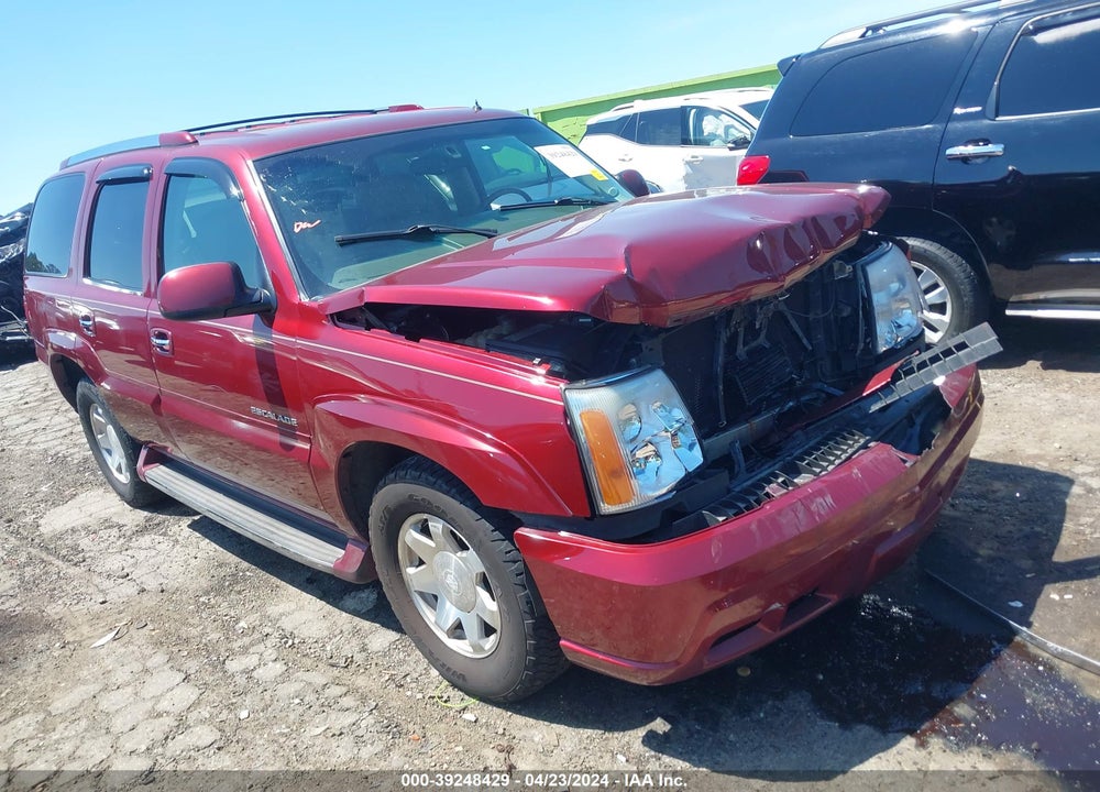 2002 CADILLAC ESCALADE STANDARD VIN: 1GYEC63T32R183327