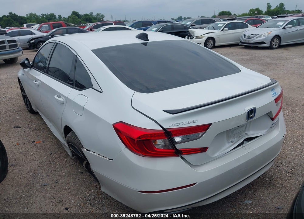 2022 HONDA ACCORD HYBRID SPORT VIN: 1HGCV3F22NA043024